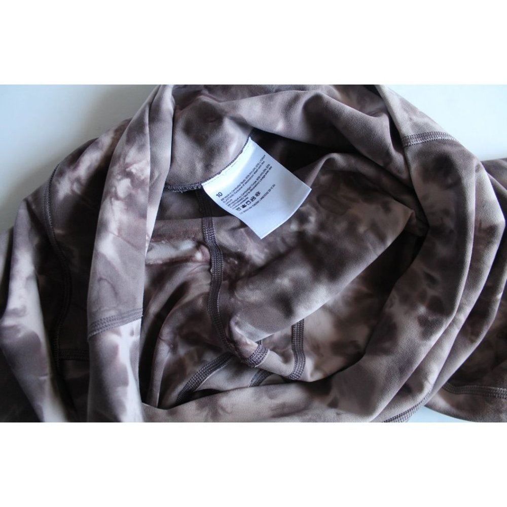 Lululemon Align High-Rise Crop 23" Diamond Dye Lunar Rock Shadow Grey Size 10 - Picture 10 of 11